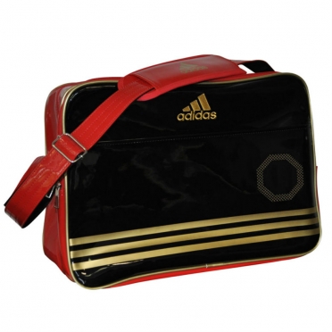 Adidas Sport Tas Shiny Zwart/Rood/Goud